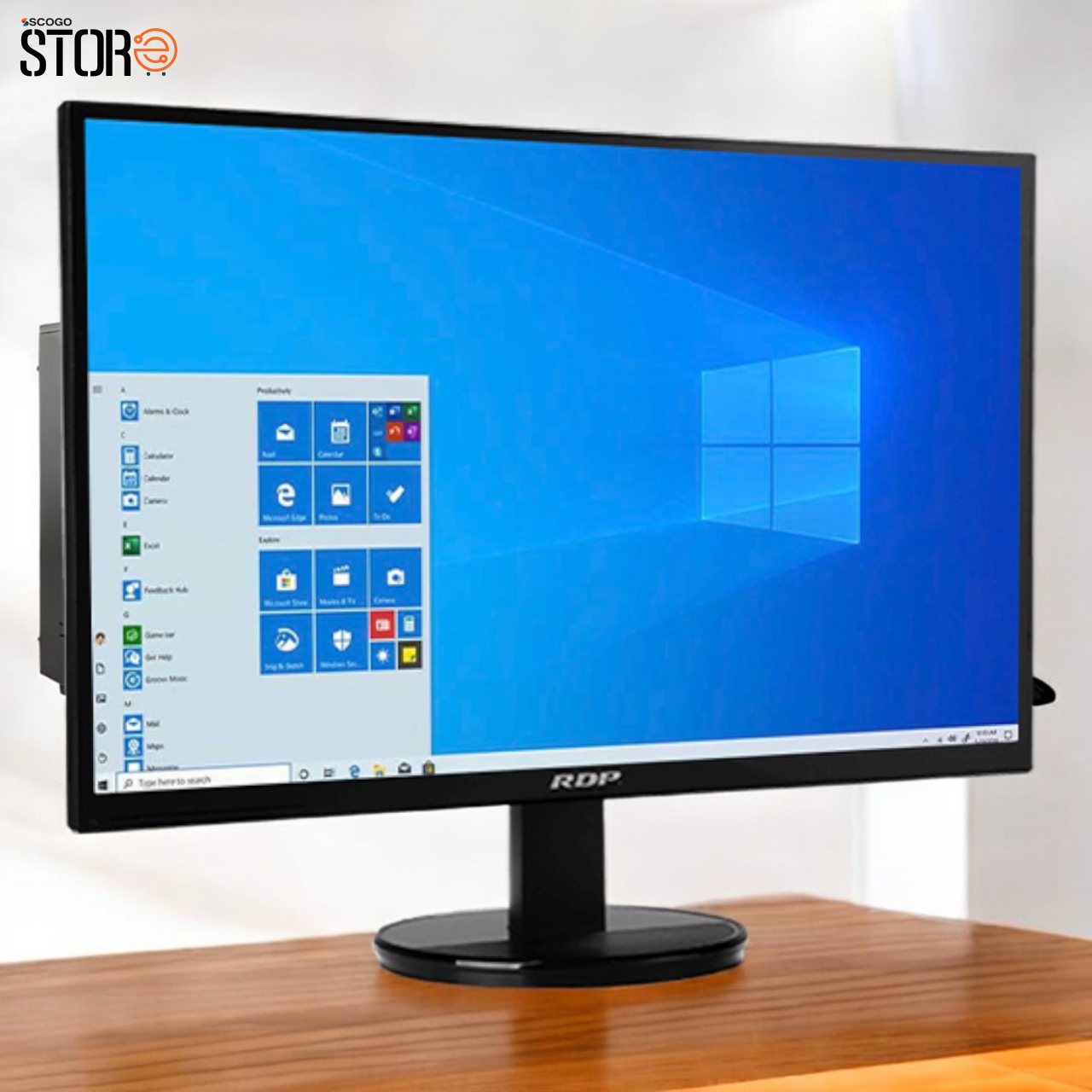 RDP Desk PC 12 I 8GB DDR4 RAM (Expandable upto 32GB) I 128GB SSD Storage (Expandable upto 1TB) I 500GB HDD Storage (Expandable upto 1TB 7200 RPM) I Integrated Graphic Card I Windows 11 Pro I 19.5' to 24' FHD Display I Wired KB & Mice