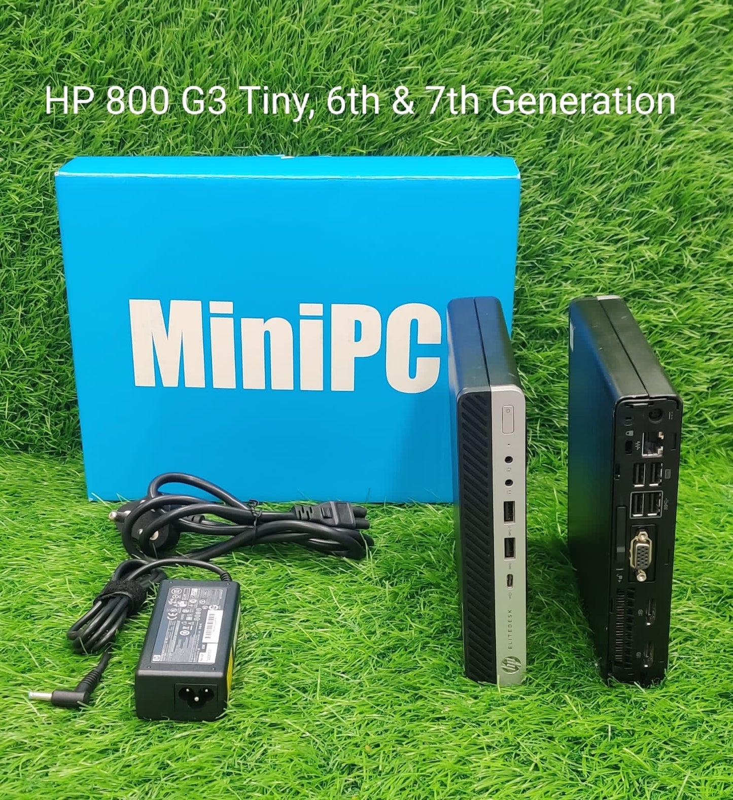 All in One desktop Intel Core i5/ 6th Generation & Above / 8GB DDR4 RAM / 512GB SSD / New monitor 18"/New keyboar - Display 18.5" Zebronics _HP tiny PC Intel Core i5 6th generation, 8 GB RAM and 512GB SSD _HP keyboard Mouse