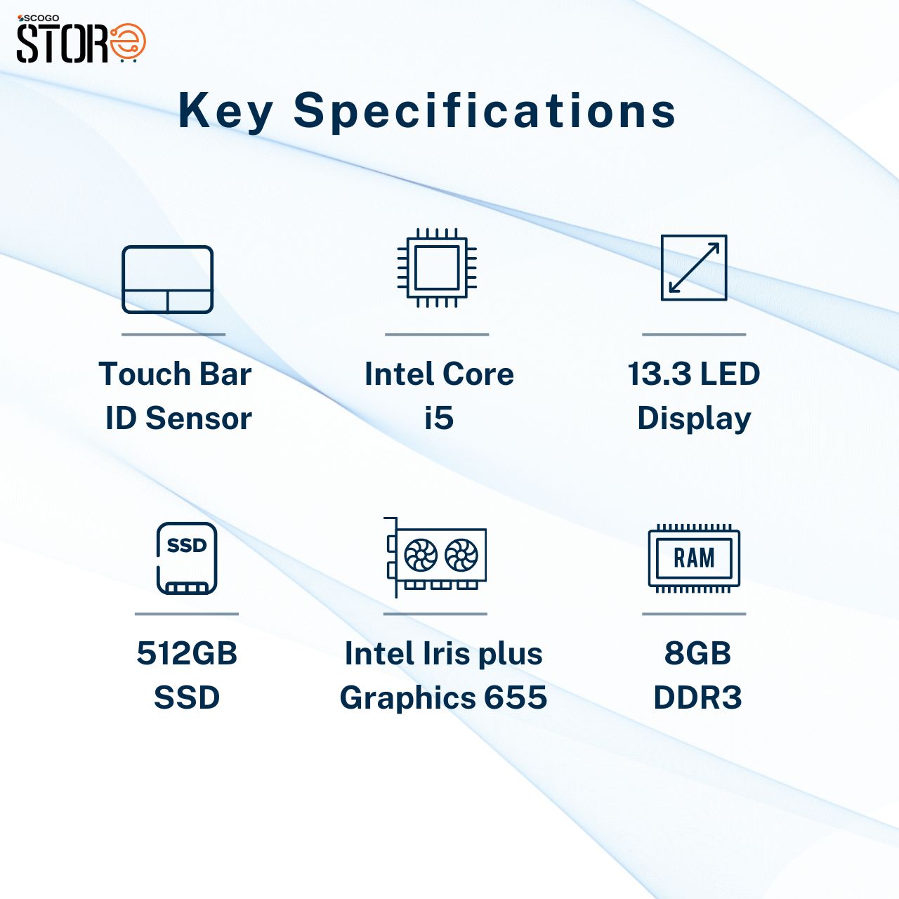 MacBook Pro (13-inch, 2020) Slim Laptop (16GB RAM / 512GB SSD / 13.3" Retina Display / Intel Core i7 / Intel Iris Plus Graphics / macOS / WiFi / Webcam)