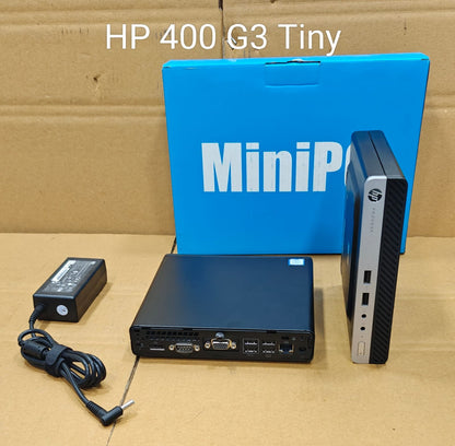 All in one desktop MNew keyboard and mouse/ 1-year  warranty. Display 24" Geonix ( 1 year  warranty support) _HP tiny PC Intel Core i5 6th  generation , 16 GB RAM and 512GB SSD  (Refurbished with 1year warranty support) _HP  keyboard Mouse